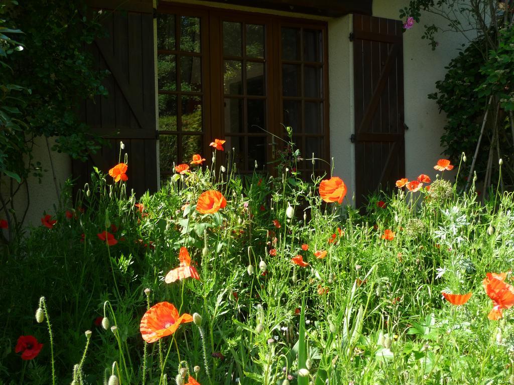 Maison D'Hotes Les Coquelicots Giverny Bagian luar foto